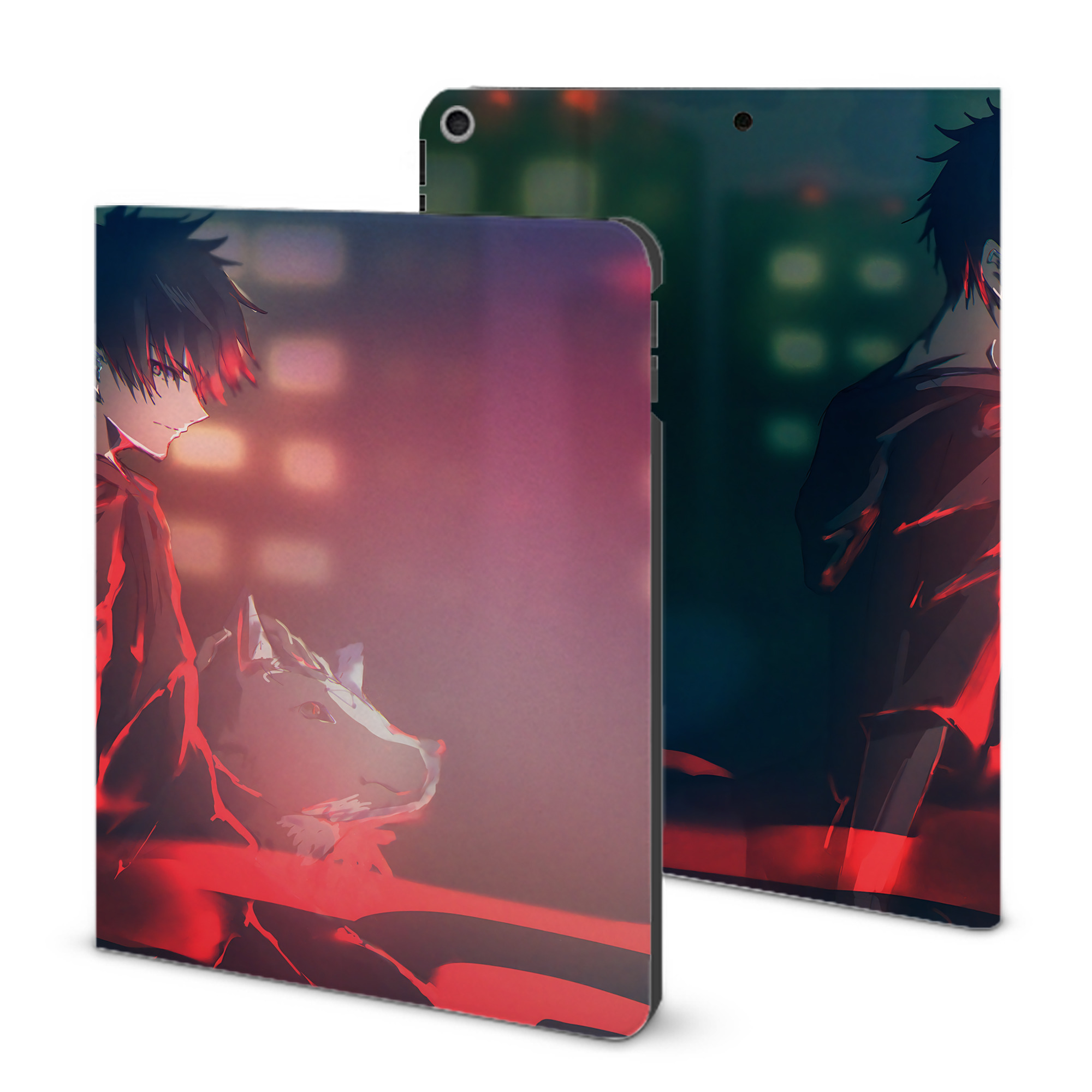（画像用） 呪術廻戦 Jujutsu Kaisen IPad ケース ブック型 PUレザー TPU 耐衝撃 軽量 薄型 ペン収納なし 全面保護 IPad 各モデル対応
